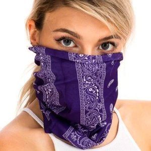 NEW! Purple Face Mask - Neck Gaiter - Unisex